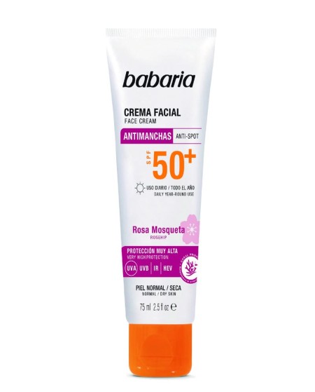 CREMA FACIAL SOLAR ANTIMANCHAS ROSA MOSQ SFP 50 